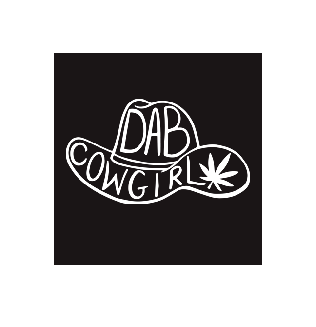 Dab Cowgirl Black Tee