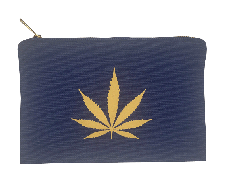 Gold-Foil Leaf Lined Bag