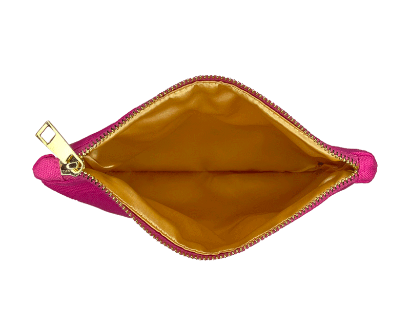 Gold-Foil Leaf Lined Bag